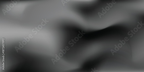 Monochromatic gradient background with smooth flowing waves and soft transitions ideal for abstract design and modern graphic elements EPS Vector