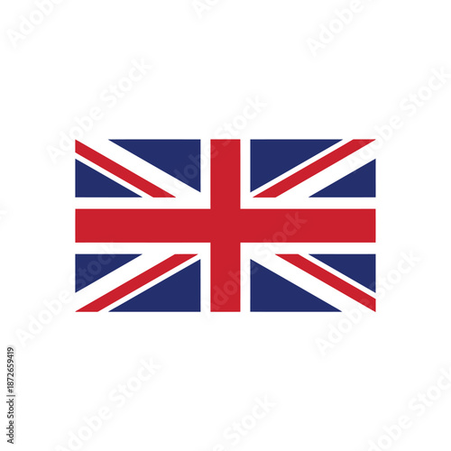 The united kingdom s national flag a striking design of red white and blue