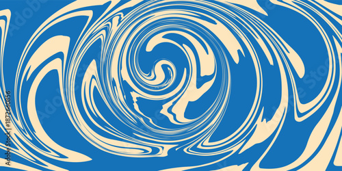 Colorful abstract brush stroke painting seamless pattern illustration. Modern paint line background in fun summer color.