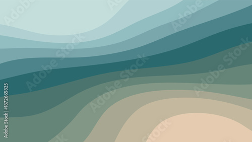 Abstract background with flowing lines and a gradient of muted colors.
