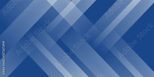 Abstract bacgkround blue and white gradient. Modern blue abstract rectangle box lines background for presentation design, banner, brocure, and business card
