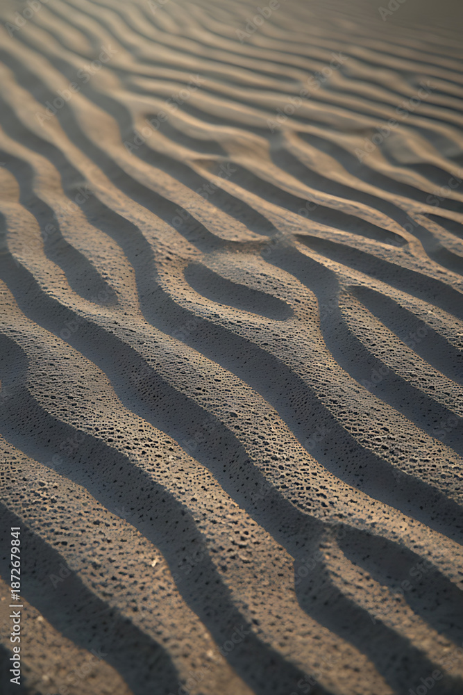 Fototapeta premium ripples in the sand