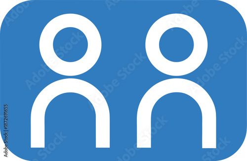 voice profile switch family members line art vector illustration on transparent background