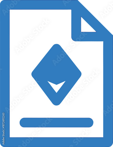 nft ownership proof line art vector illustration on transparent background