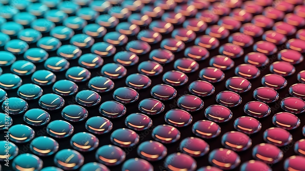 Obraz premium Colorful Glass Beads Pattern