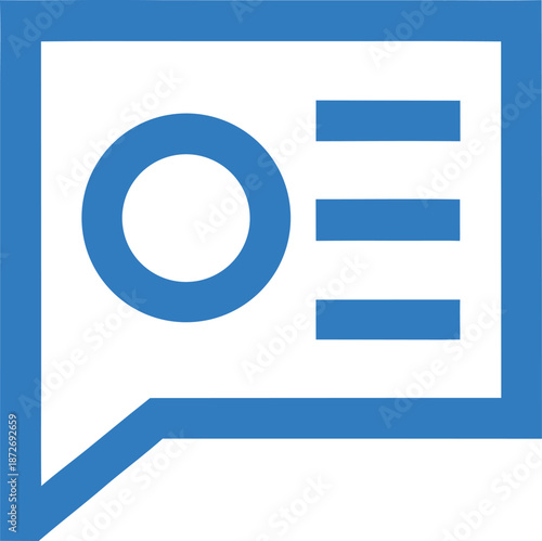 emotional support chat option line art vector illustration on transparent background