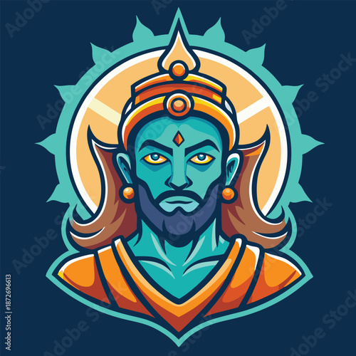 design logo vector icon illustration divine god