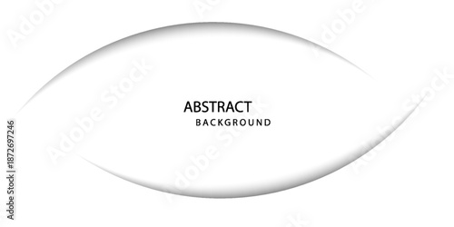 White curve line background pink vector overlap paper layer with space for text and message design