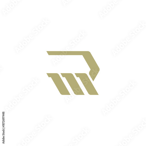 Letter RM, MR Logo Concept