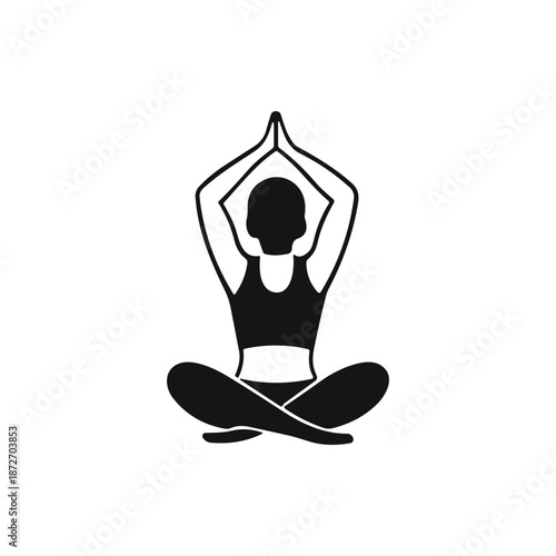 Serene individual practicing yoga and meditation in a peaceful lotus position, symbolizing mindfulness, balance, and inner tranquility for a healthy lifestyle journey