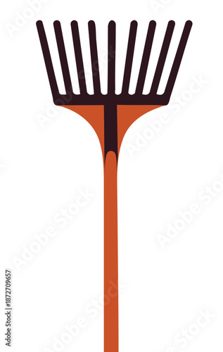 Garden rake tool