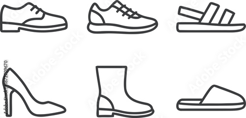 shoes, footwear, fashion, icon, sneaker, sandal, boot, heel, slipper, clothing, style, accessory, leather, casual, sport, classic, outdoor, comfort, shoe, walk, wear, lifestyle, collection, set, moder