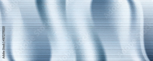 Abstract blue white luxury fabric wave background with copy space. Smooth liquid wave. Elegant shiny silk satin texture. Suit for wallpaper, cover, header, desktop, web, flyer.Eps10