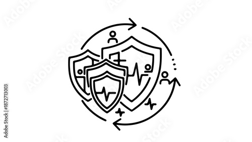 Vintage grunge badge design featuring a vector illustration of a fish and a fishing rod as a classic art symbol or label icon