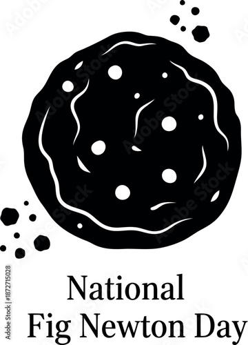 National fig newton day silhouette celebration