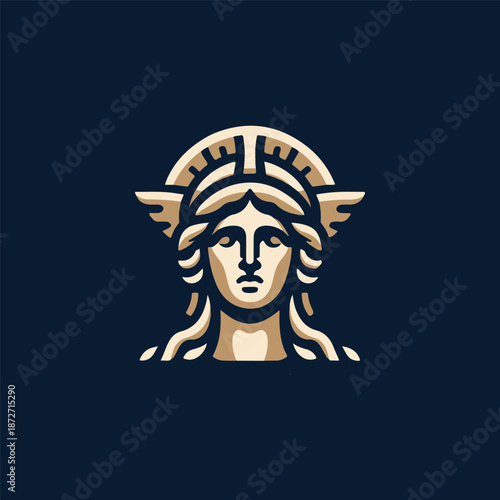 Acropolis Athena Goddess Logo