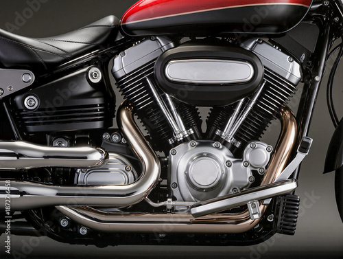 motorcycle engine close up