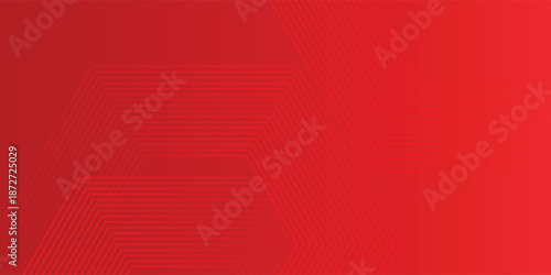 Abstract hexagon rendering of red abstract glass background simple. vector illustration geometric