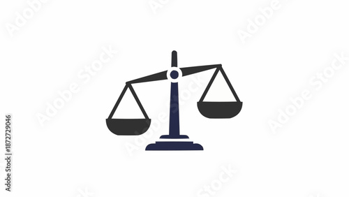 Scales of justice balance equality.