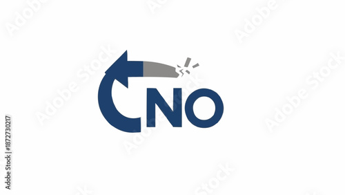 CNO logo with arrow symbol.