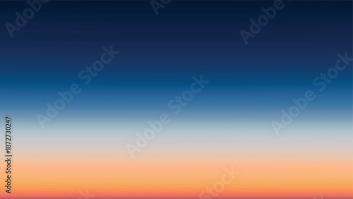 Smooth vertical gradient with dark blue to warm orange hues for modern design and digital backdrops