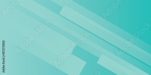 Modern colorful gradient turquoise green background. Simple overlap triangle shapes pattern abstract simple. vector illustration eps10