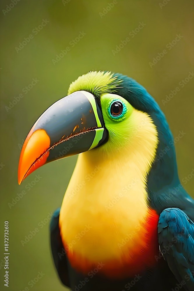 Obraz premium colorful toucan bird