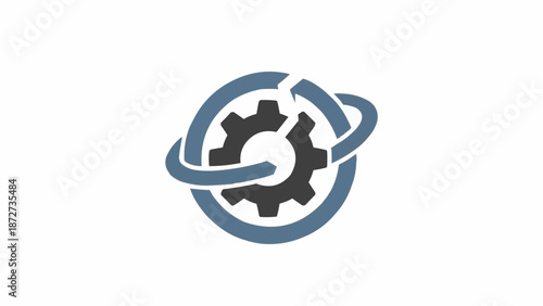 Gear Cog Mechanical Technology Symbol.