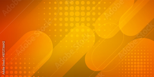 Dark Yellow, Orange vector cover with long lines. Glitter abstract illustration with colored sticks. Best design for your ad, poster, banner.