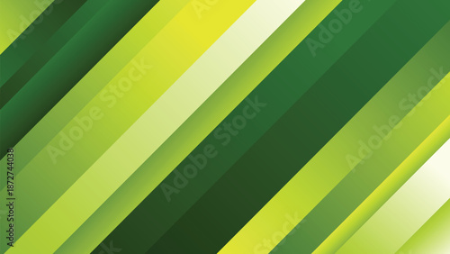 Abstract green gradient diagonal stripes background, modern dynamic wallpaper. Suitable for healthy templates, technology banners, business ads, presentations, web and pages