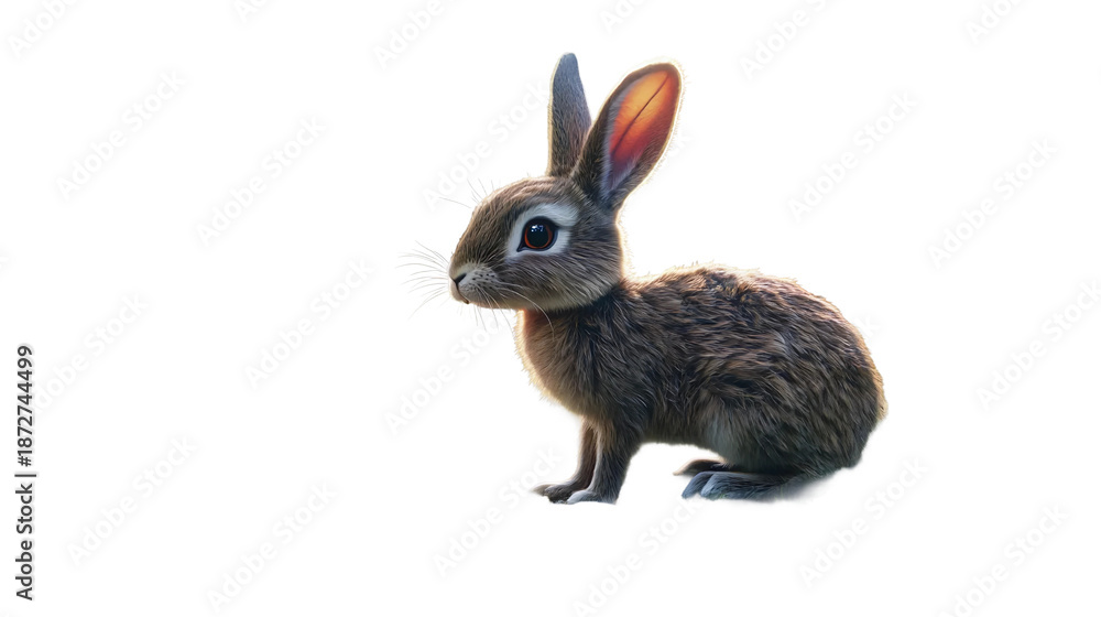 Obraz premium Rabbit in Magical Forest