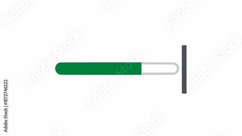 Green and white electronic device component.