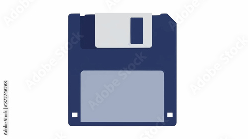 Floppy Disk Storage Device Closeup.