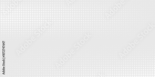 Vector dot white gray wave light technology texture background. Abstract big data digital design art