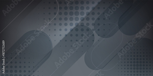 Dark vector template with repeated sticks, circles. Capsules on blurred abstract background with gradient dots. Smart design for your business advert.