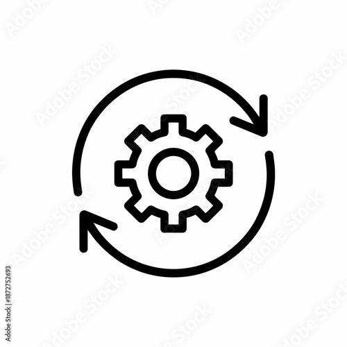 cycle, gear, process, continuous, improvement, workflow, rotation, loop, circular, arrows, refresh, update, reload, repeat, ongoing, perpetual, automation, mechanism, optimization, efficiency, operati