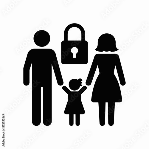 family, security, protection, lock, safety, home, safe, shield, privacy, insurance, guardian, child, parent, parents, kids, together, unity, secure, guarded, defense, trust, care, household, residenti
