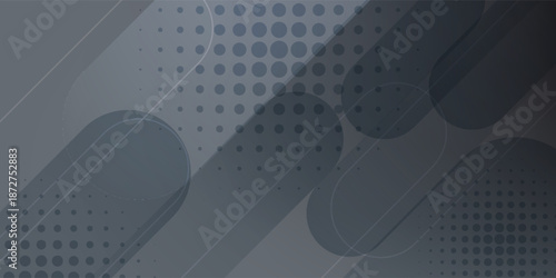 Dark vector template with repeated sticks, circles. Capsules on blurred abstract background with gradient dots. Smart design for your business advert.