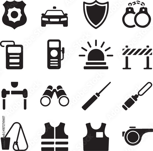 Police & Safety Silhouette Bundle