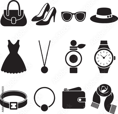 Fashion Accessories Silhouette Bundle