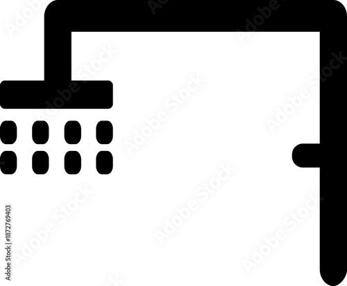 Modern Rainfall Shower Head