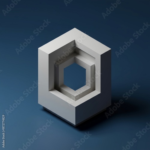 Abstract geometric background featuring impossible spatial configurations and confusing linear perspective, creating a striking visual illusion, background, futuristic, complexity