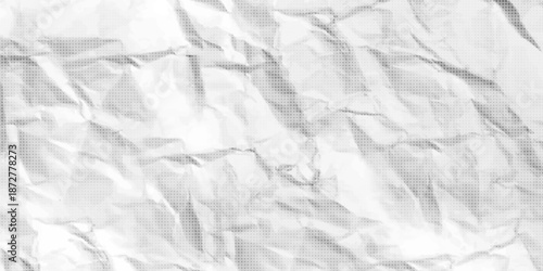 Gritty Paper Texture Background with Halftone Dots and Vintage Grain for Punk Collage or Magazine Design. Vector Illustration.