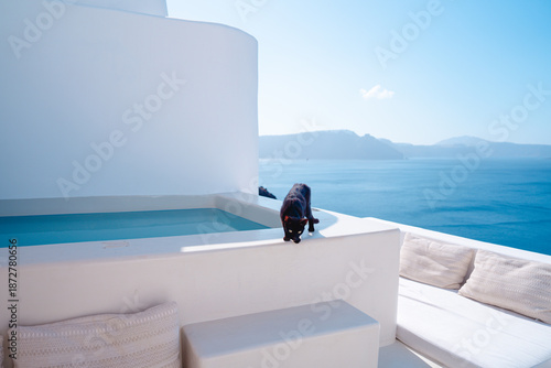 サントリーニ島の美しい風景