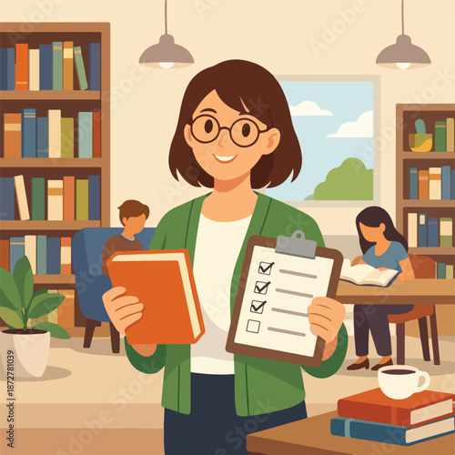 Library Management Scene