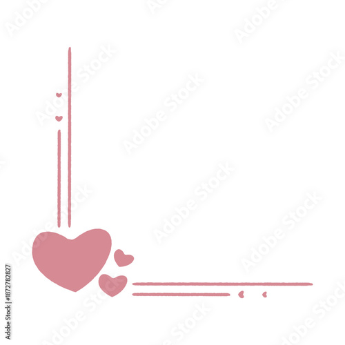 Romantic Corner Decorations & Heart Borders