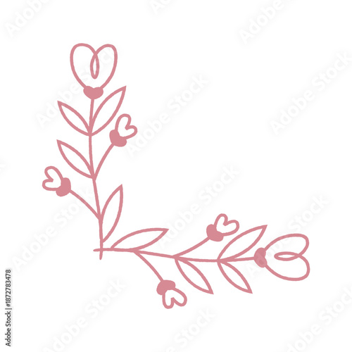 Romantic Corner Decorations & Heart Borders