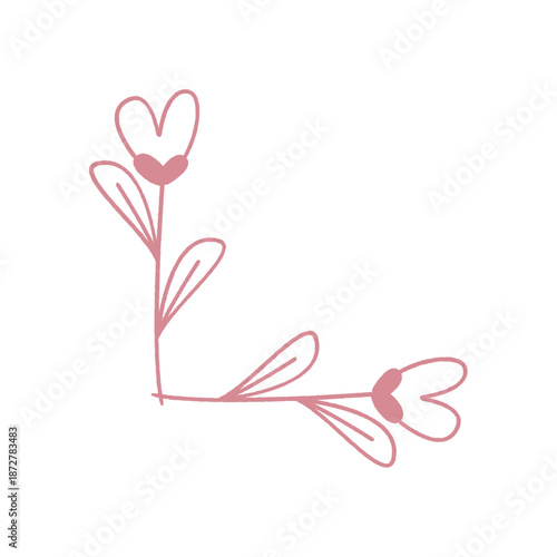 Romantic Corner Decorations & Heart Borders