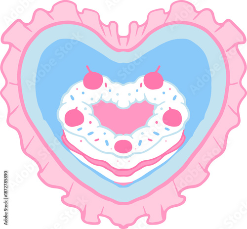 Cute Kawai Sweet Valentine love