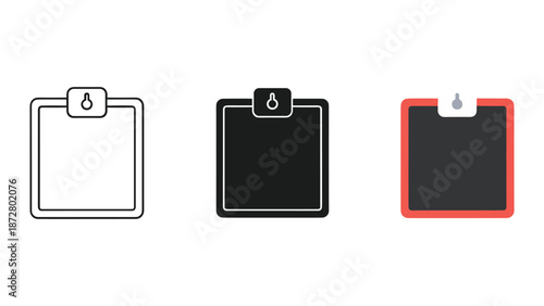 Set of three square shaped bathroom scales with different designs